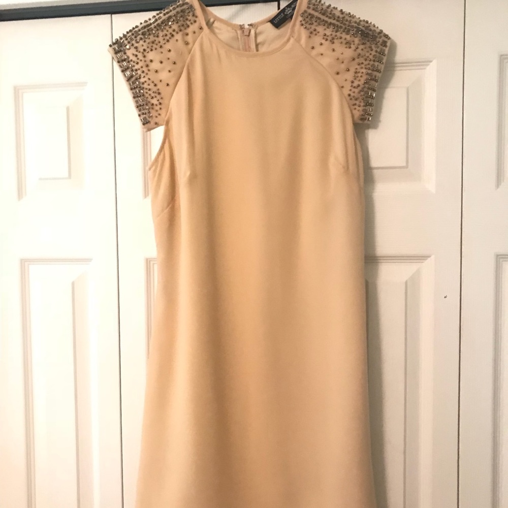 Peach/nude Asos Dress